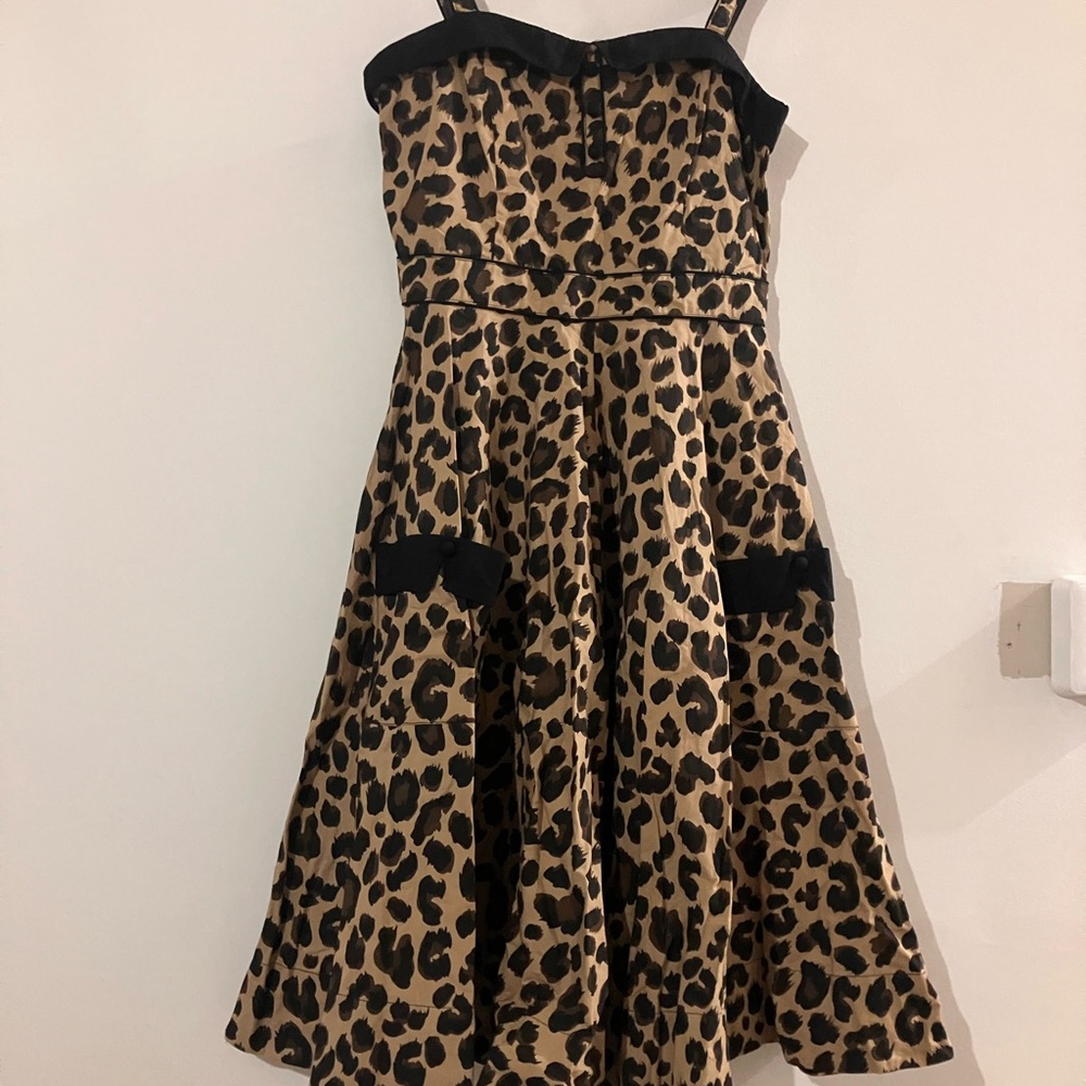60’s style Leopard Print Dress